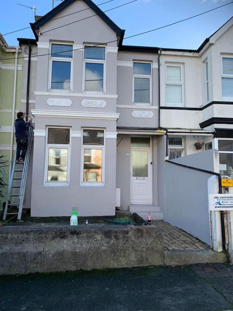 Completed roof replacement project in Carn Brea