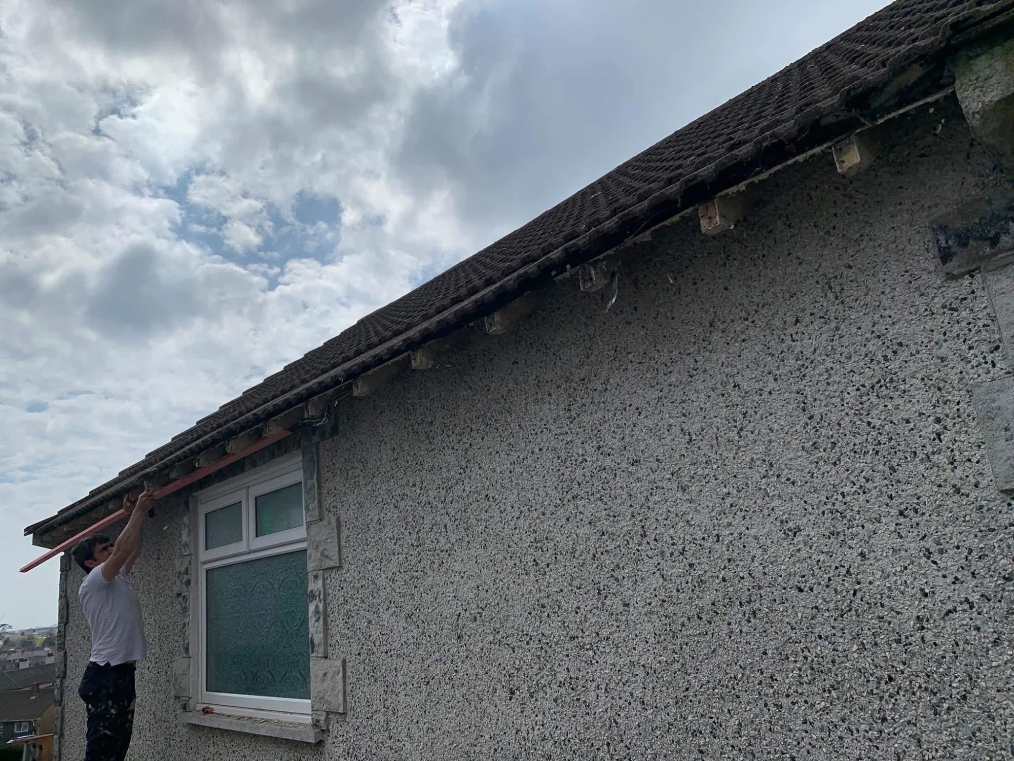Storm damage roof repairs in Carn Brea