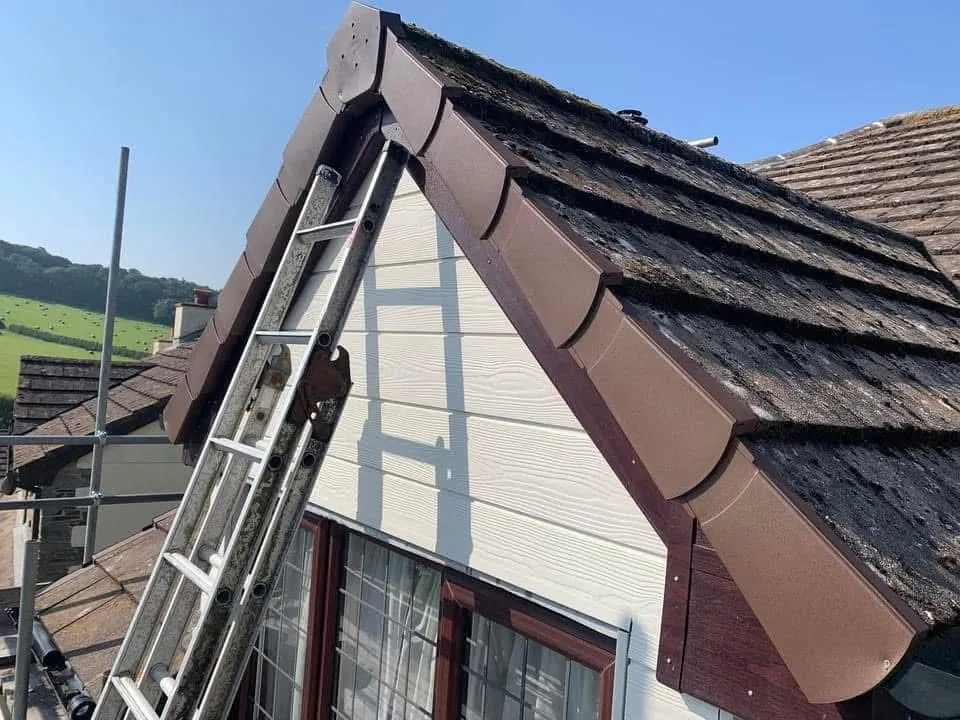 New fascias, bargeboards and guttering in Carn Brea