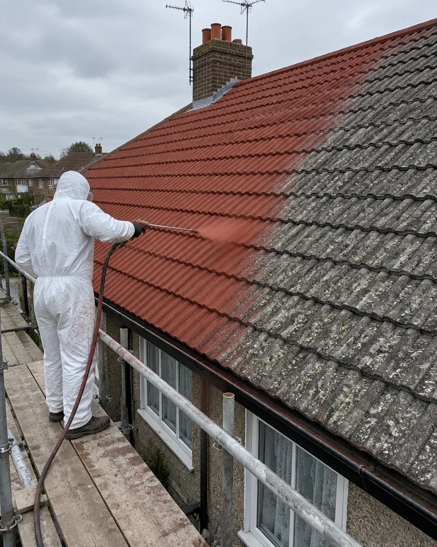 Roof painting and coating in Carn Brea